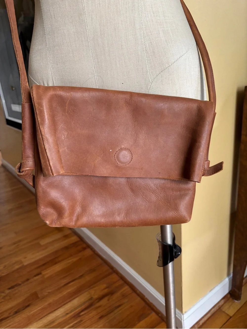 genuine leather able crossbody bag